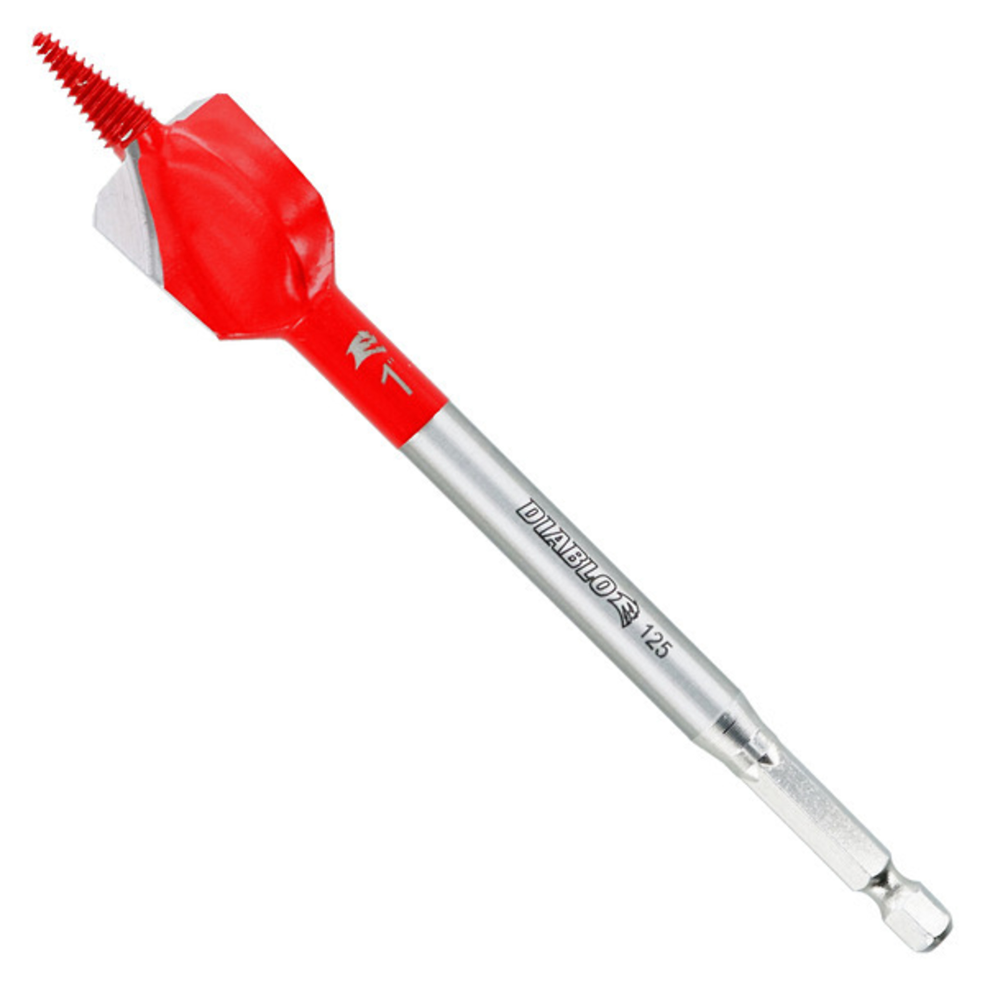 Diablo Tools, 1in. x 6in. Spade Bit for Nail-Embedded Wood, Size (SAE) 1 in, Included (qty.) 1 Model# DSPD4050